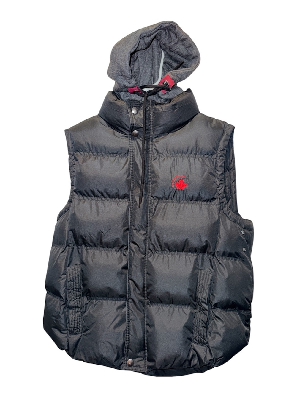 J. Whistler Puffer Vest Mens Full Zip Hooded Water Resistant size M